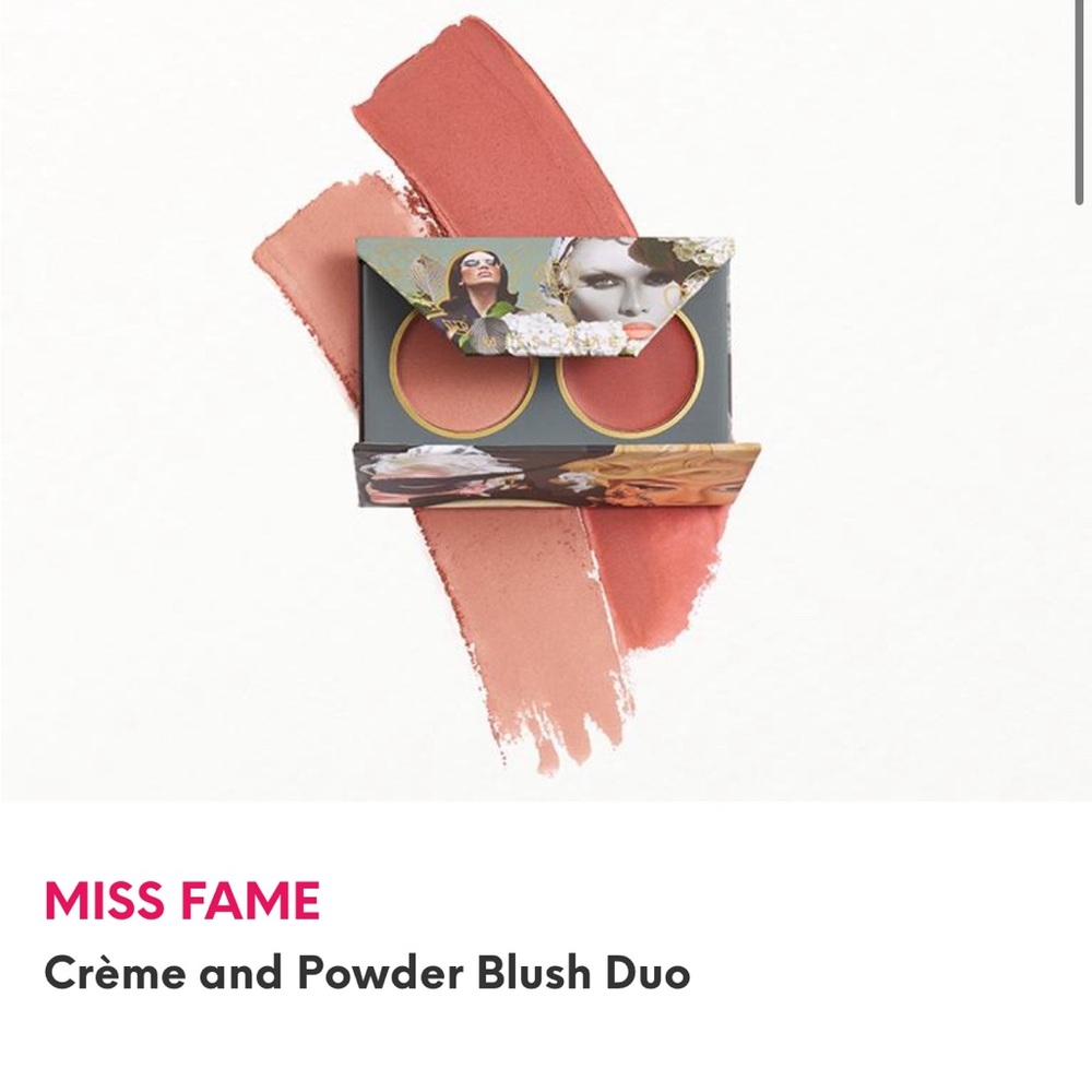 Miss Fame crème and blush duo NIB